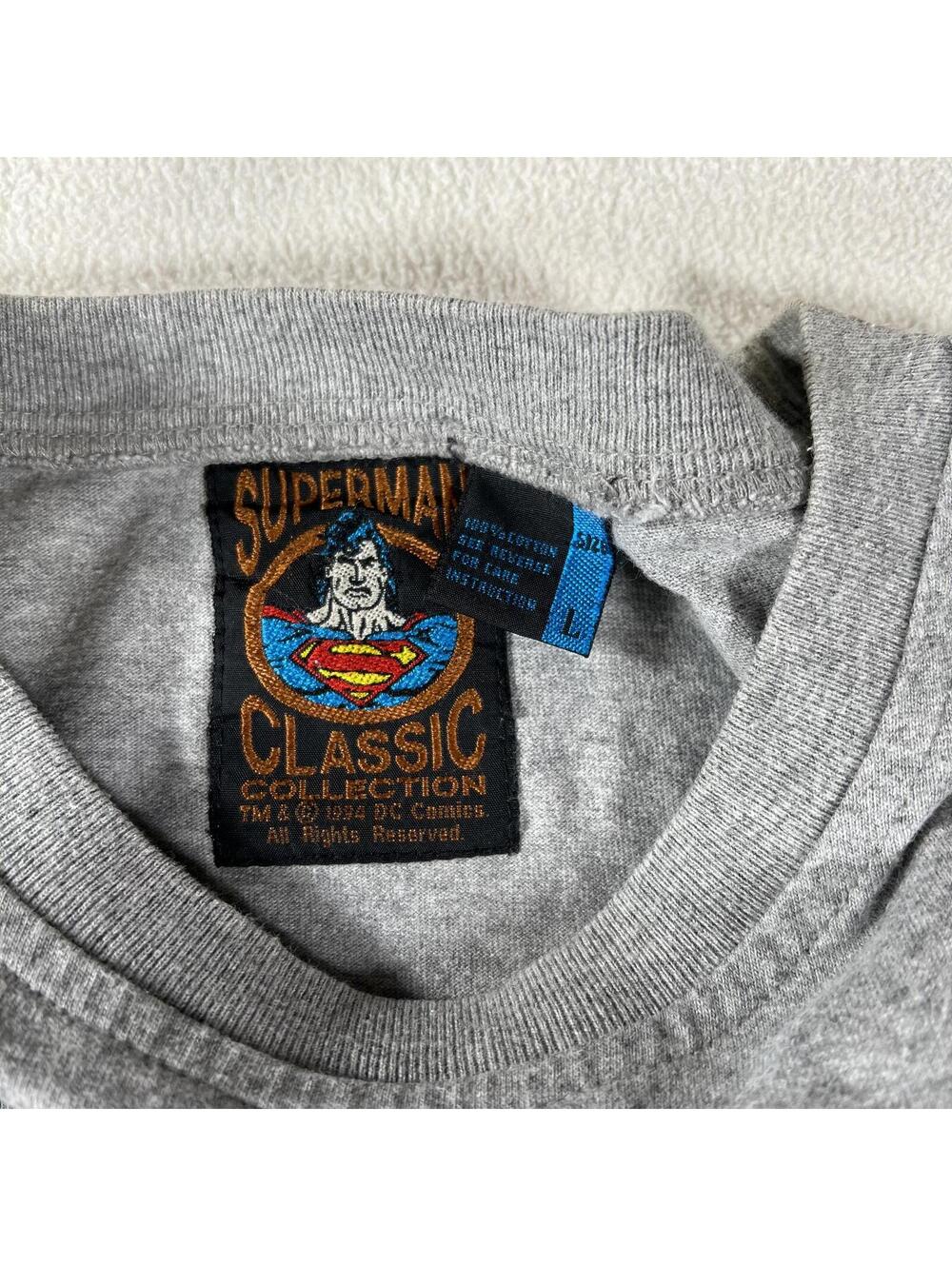Vintage 1994 DC Super Heros Superman Graphic Tee - Picture 6 of 7